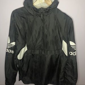Adidas quarter zip windbreaker